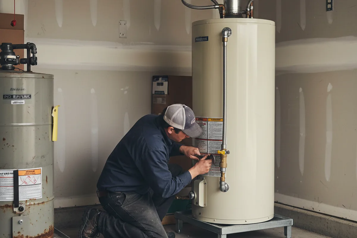 Water heater and shutoff valve replacement in Ratliff City